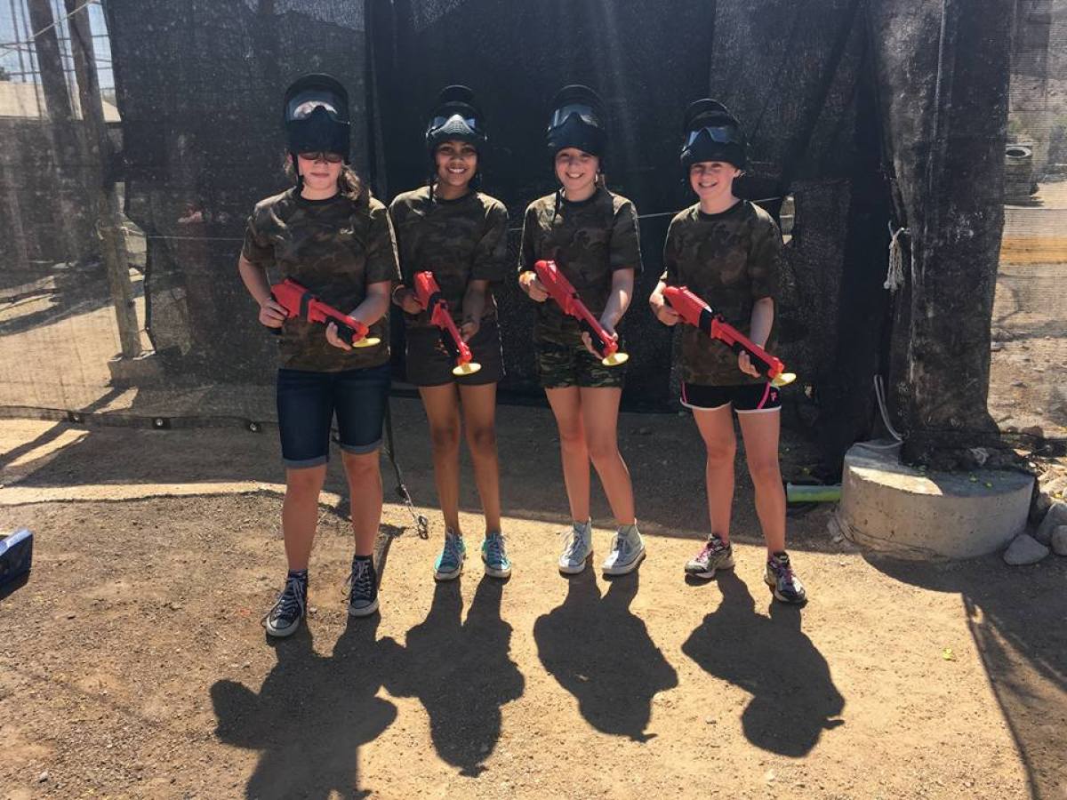 a group of people posing for the camera