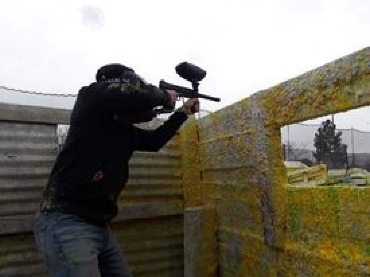 a person standing in front of a building